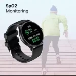 fire boltt HURRICANE BSW034 Smartwatch  (Black Strap, 1.3") BSW034