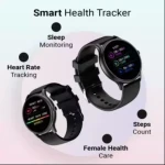 fire boltt HURRICANE BSW034 Smartwatch  (Black Strap, 1.3") BSW034