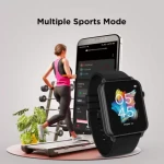 boAt Wave VOICE Bluetooth Calling 1.69" HD Curved Display SpO2 &amp; HR Monitoring Smartwatch  (Charcoal Strap, Regular)