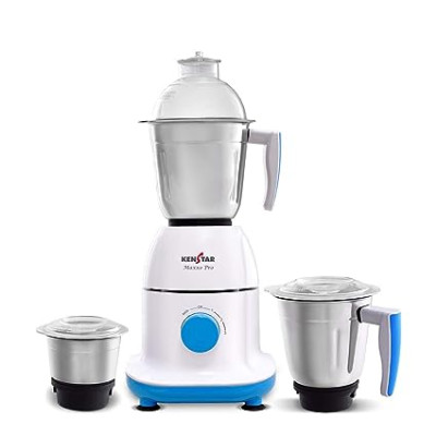 Kenstar MAXXO PRO 750 WATT MIXER GRINDER, WHITE, BLUE
