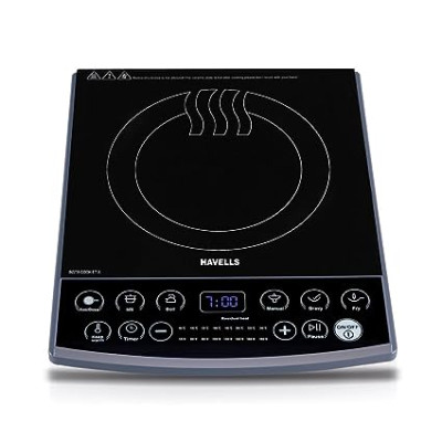 Havells Insta Cook ET-X Induction Cooktop, Black 1900 W