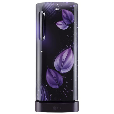 LG 224 L 5 Star Inverter Direct-Cool Single Door Refrigerator (GL-D241APVZ, Purple )