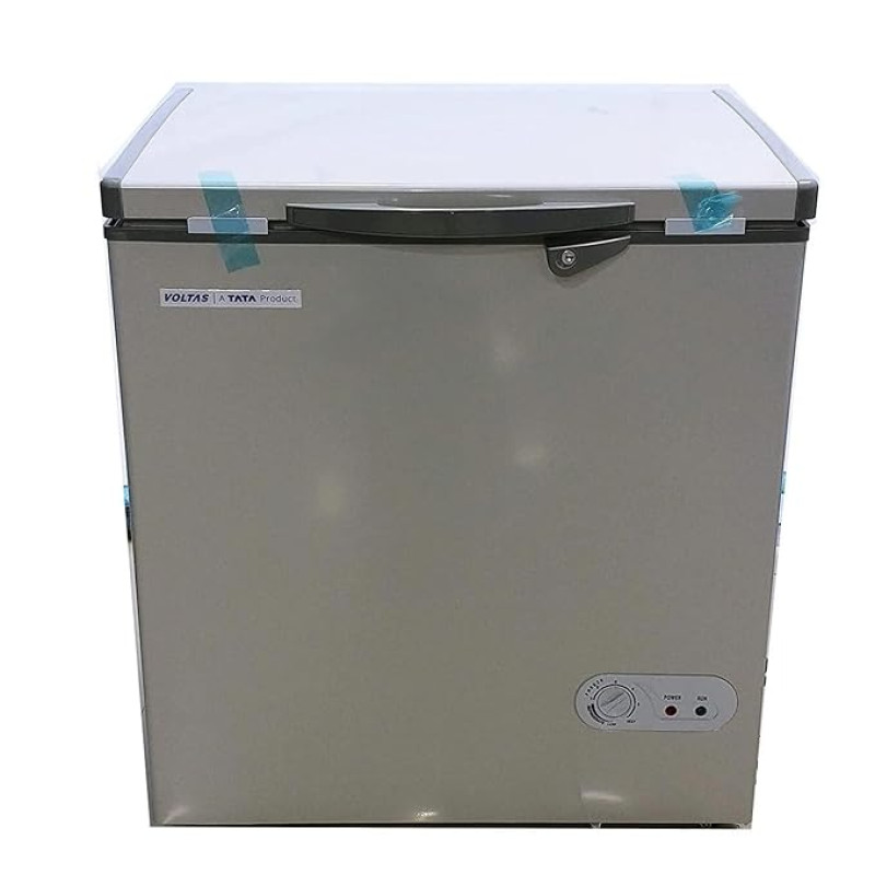 Voltas CF HT 205 SD P PCM Single Door Deep Freezer, 205 Liters, Grey Convertible BE