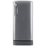 LG 215 L 4 Star Direct-Cool Inverter Single Door Refrigerator (GL-D221APZY, Shiny Steel, Base stand with drawer &amp; Fast Ice Making, 2022 Model)