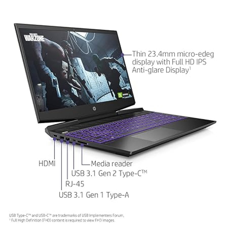 HP 11th Gen Intel Core i7 15.6 inches(39.6cm) FHD Gaming Laptop