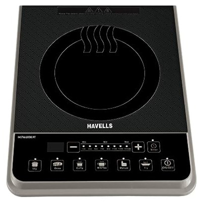 Havells Alloy Steel Insta Cook PT 1600-Watt Induction Cooktop (Assorted Color)