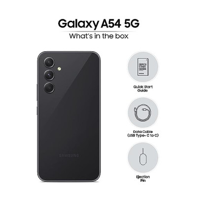 Samsung Galaxy A54 5G (Awesome Graphite, 8GB, 256GB Storage)