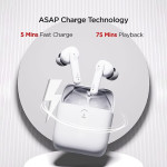 boAt Airdopes 141 Bluetooth Truly Wireless in Ear Headphones with 42H Playtime,Low Latency Mode for Gaming, ENx Tech, IWP