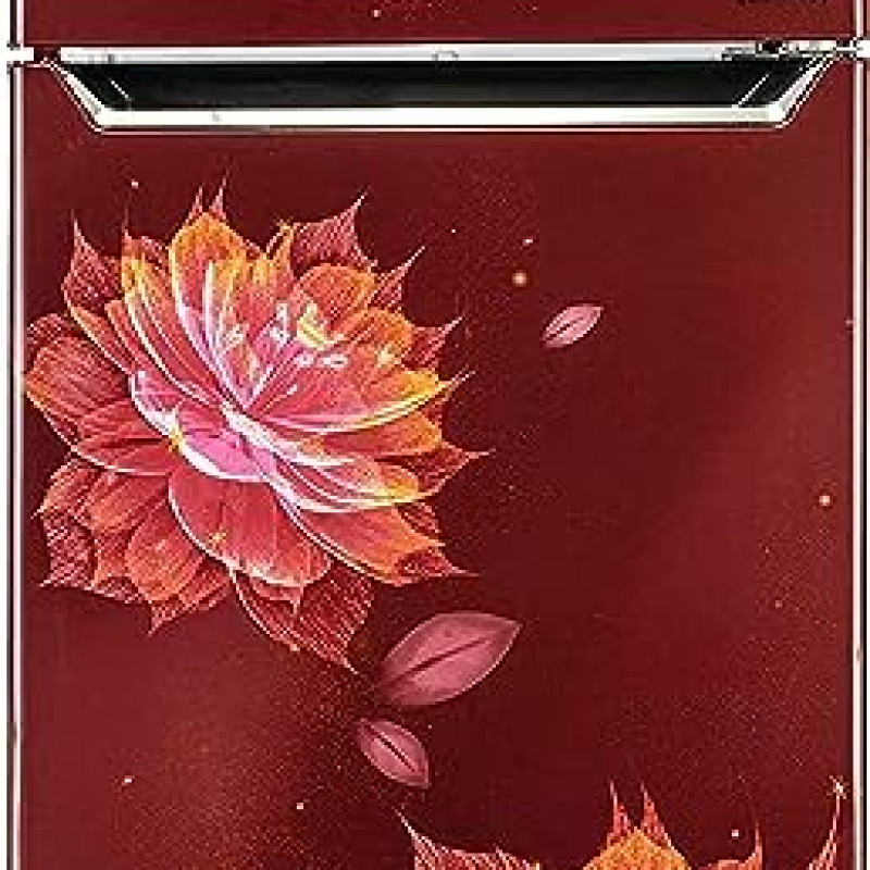Lloyd 340 L 2 Star Inverter Frost Free Double Door Refrigerator (GLFF342ASRT1PB, Sakura Red)