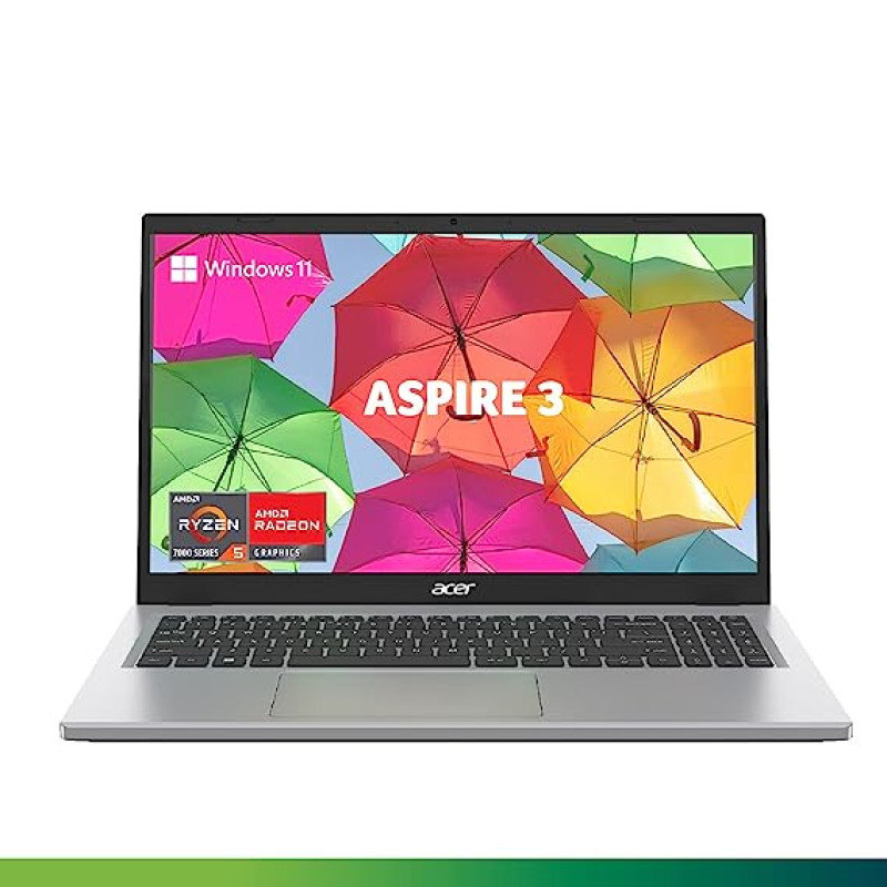 Acer Aspire 3 Thin and Light Laptop AMD Ryzen 5 7520U Quad-Core Processor (8 GB/ 512 GB SSD/Windows 11 Home/MS Office) (NX.KDESI.004)