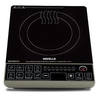 Havells Insta Cook ST-N Energy Efficent Induction (Black), 2000 Watt