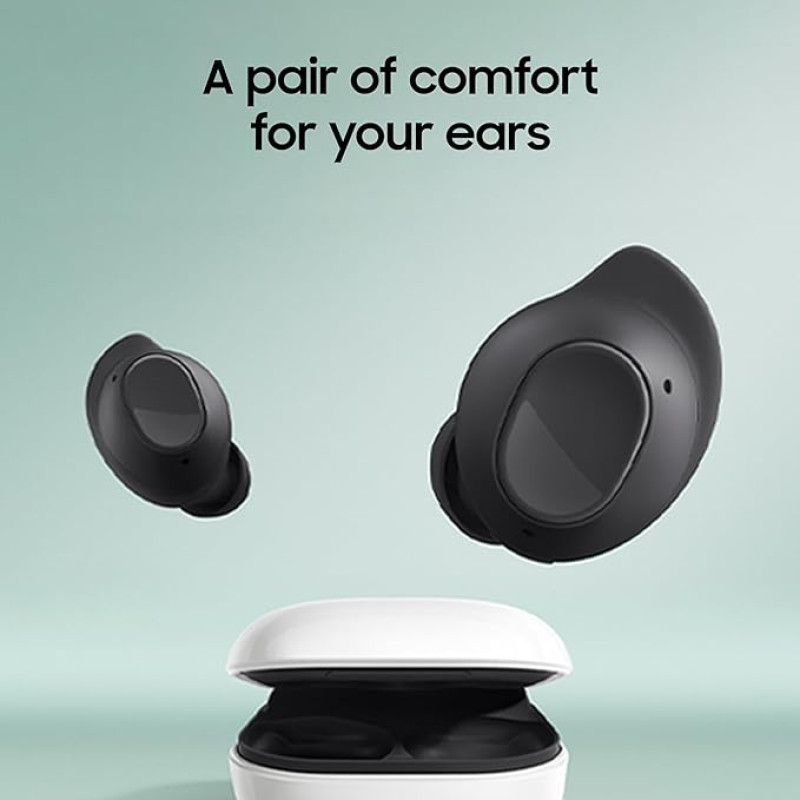 Samsung Galaxy Buds FE Graphite Powerful Active Noise Cancellation Enriched Bass Sound Ergonomic Design 6 21 hrs Play time