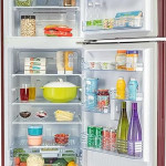 Lloyd 340 L 2 Star Inverter Frost Free Double Door Refrigerator (GLFF342ASRT1PB, Sakura Red)