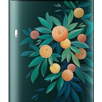 Samsung 189L 5 Star Inverter Direct-Cool Single Door Digi-Touch Refrigerator (RR21C2E25NL/HL,Orange Blossom Green) 2023 Model