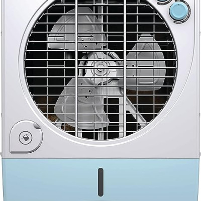 Havells Supro 55 litre Desert Air Cooler with Woodwool pads (White Blue)