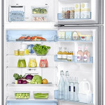 Samsung 385L 1 Star Inverter Frost-Free Convertible 5 In 1 Double Door Refrigerator (RT42C5531S8/HL,Elegant Inox 2023 Model)
