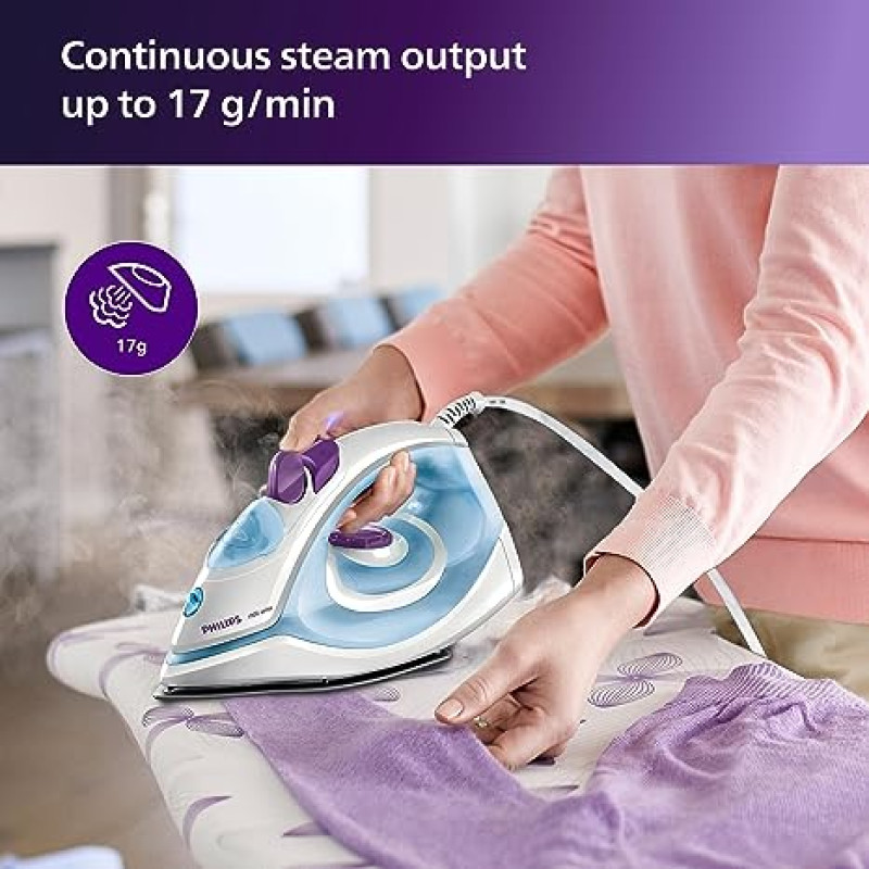 Philips GC1905 1440-Watt Steam Iron with Spray (Blue)