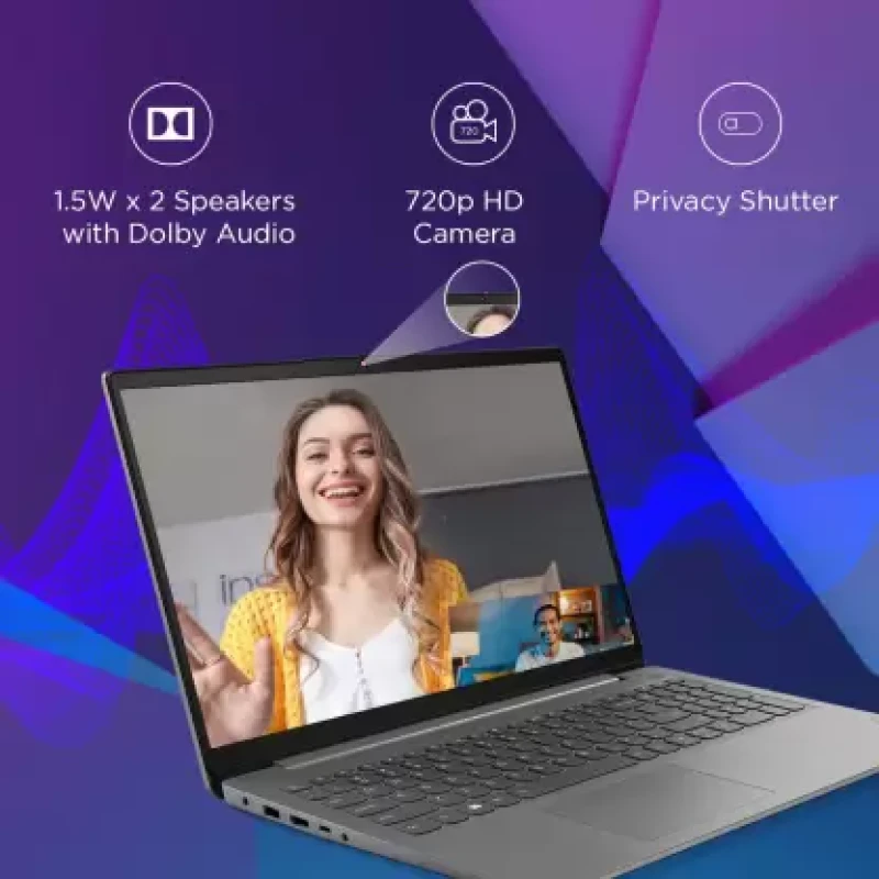 Lenovo IdeaPad Slim 3 Intel Core i5 12th Gen 1235U - (8 GB/512 GB SSD/Windows 11 Home) 15IAU7 Thin and Light Laptop