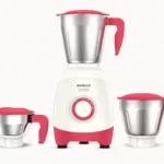 HAVELLS VENTO 500 Mixer Grinder (3 Jars, Red)